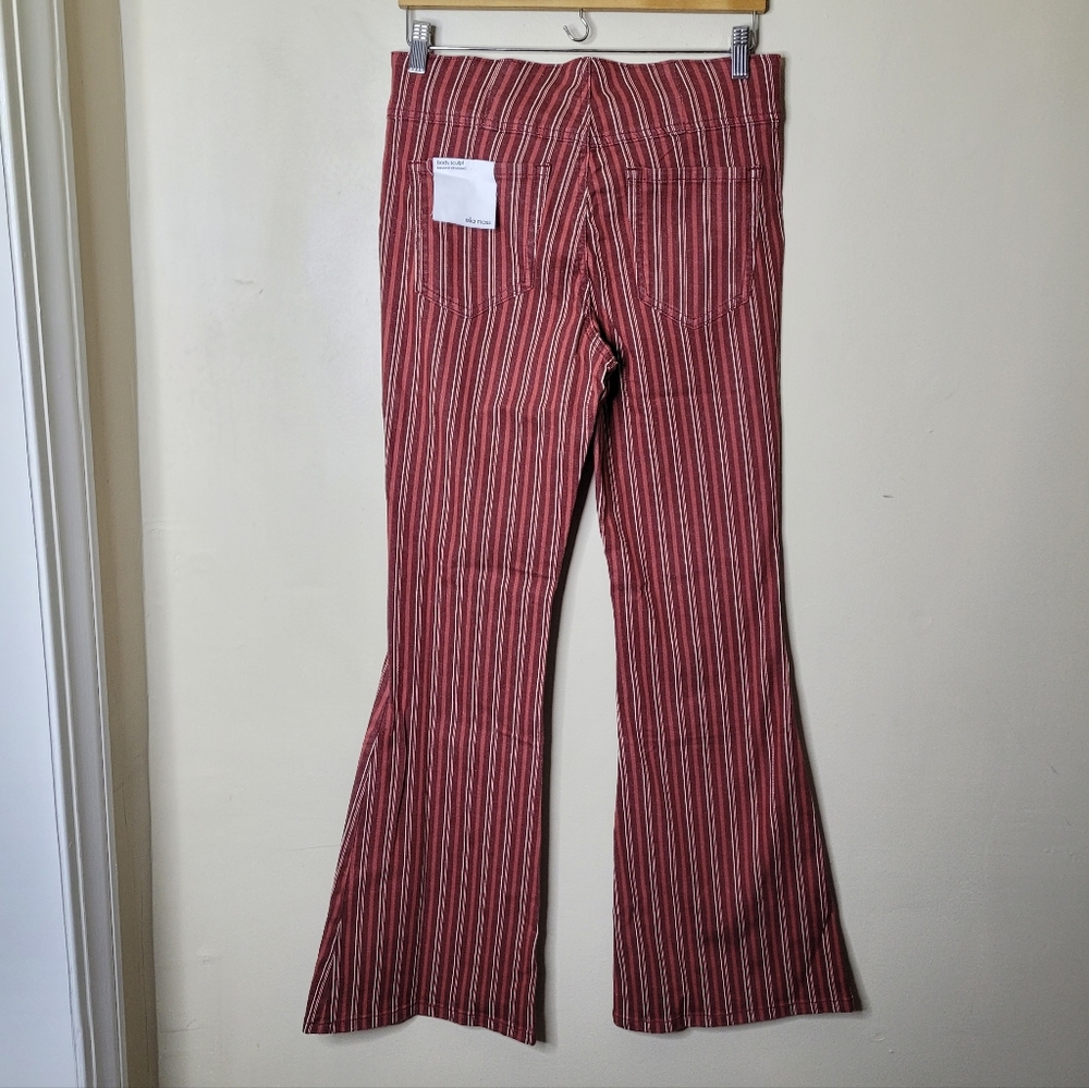 Ella Moss Pull On Flare Pants In Red Desert Stripe Size 29 NWT - Picture 5 of 9